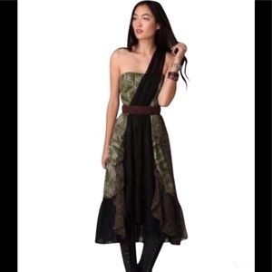 NWT Free People One Shoulder Maxi Dress